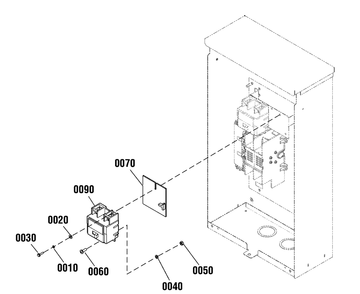 Optional Accessory - Circuit Breaker Group Diagram and Parts List for 071036-02  Briggs and Stratton Generator